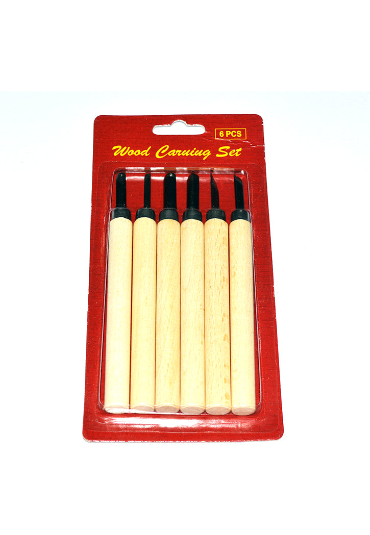 WOOD CARVING 6PCS SET